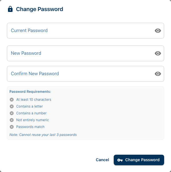 Change Password